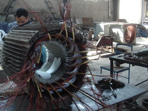 蘭州直流電機維修轉速下降的方法如何處理？